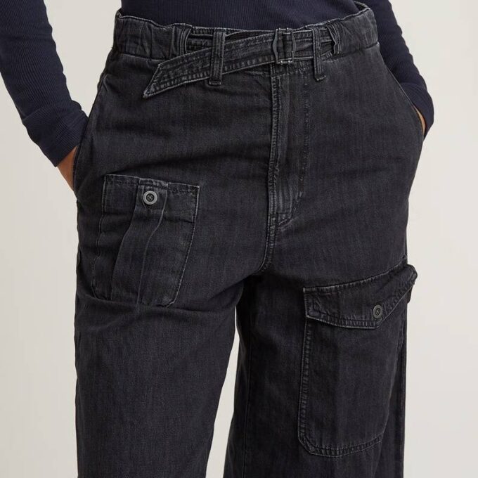 Losse jeans met riem Losse jeans met riem