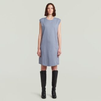 Losse jurk met naaddetail