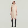 Losse jurk met naaddetail Losse jurk met naaddetail