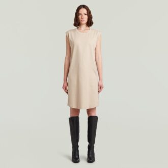 Losse jurk met naaddetail