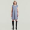 Losse jurk met naaddetail Losse jurk met naaddetail