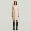Losse jurk met naaddetail Losse jurk met naaddetail