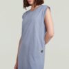 Losse jurk met naaddetail Losse jurk met naaddetail