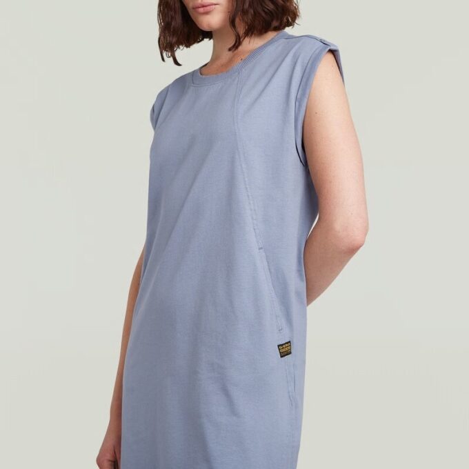 Losse jurk met naaddetail Losse jurk met naaddetail