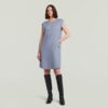 Losse jurk met naaddetail Losse jurk met naaddetail