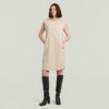 Losse jurk met naaddetail Losse jurk met naaddetail