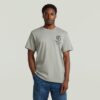 Losse T-shirt met borstafbeelding