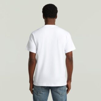 Losse T-shirt met borstafbeelding