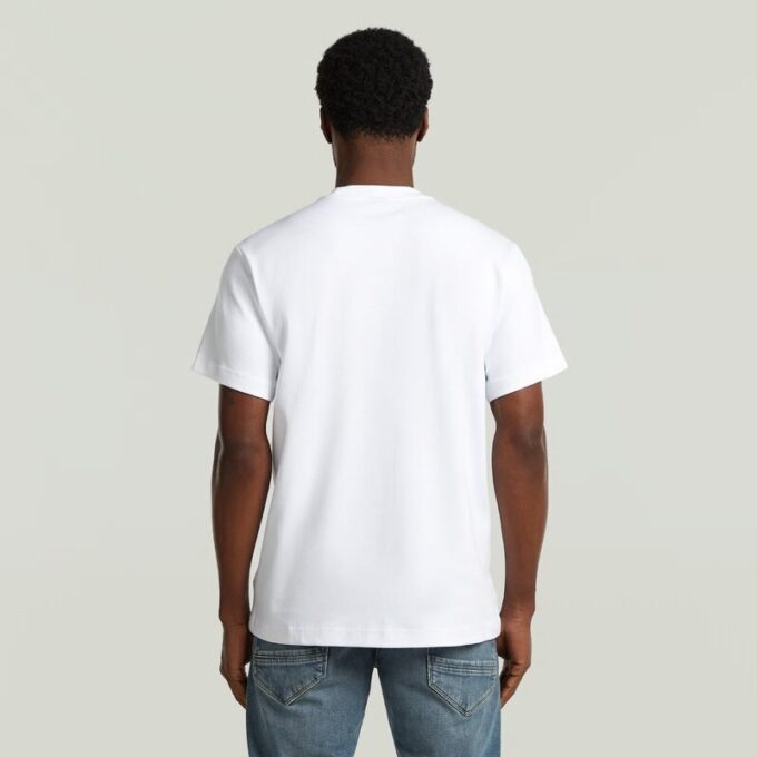 Losse T-shirt met borstafbeelding