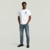 Losse T-shirt met borstafbeelding