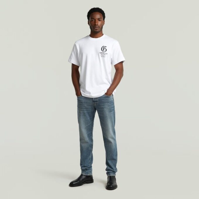Losse T-shirt met borstafbeelding