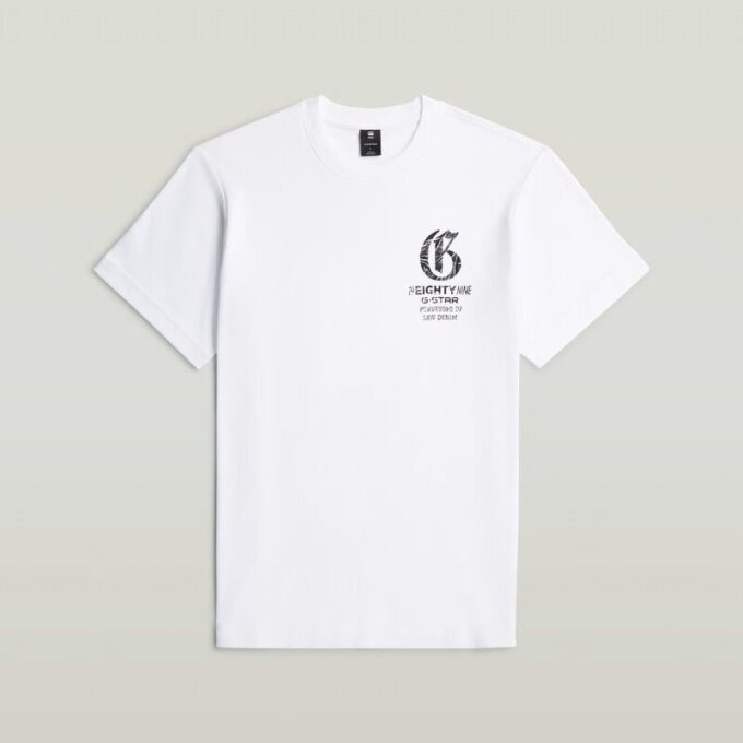 Losse T-shirt met borstafbeelding