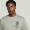 Losse T-shirt met borstafbeelding