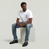 Losse T-shirt met borstafbeelding