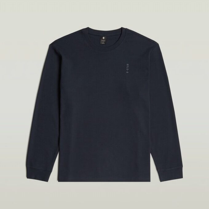 Losse T-shirt met geborduurde tekst op de achterkant