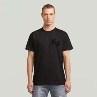 Losse T-shirt met gevlokte achterkant