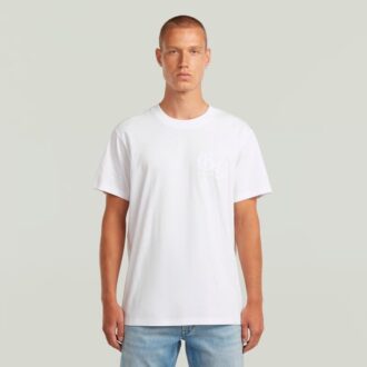 Losse T-shirt met gevlokte achterkant