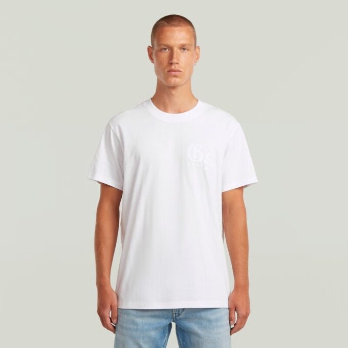 Losse T-shirt met gevlokte achterkant