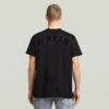 Losse T-shirt met gevlokte achterkant