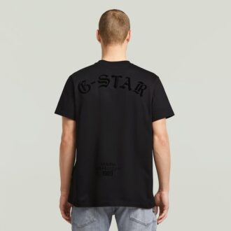 Losse T-shirt met gevlokte achterkant
