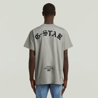 Losse T-shirt met gevlokte achterkant
