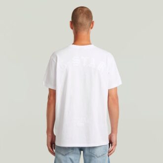 Losse T-shirt met gevlokte achterkant