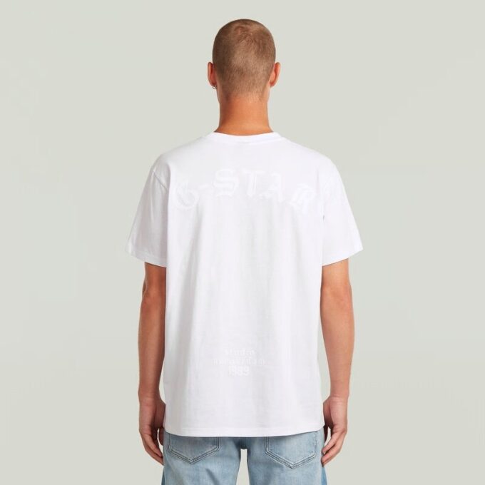 Losse T-shirt met gevlokte achterkant