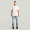 Losse T-shirt met gevlokte achterkant