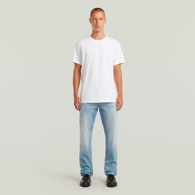 Losse T-shirt met gevlokte achterkant