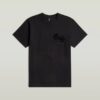 Losse T-shirt met gevlokte achterkant