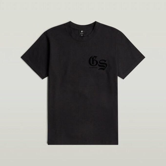 Losse T-shirt met gevlokte achterkant
