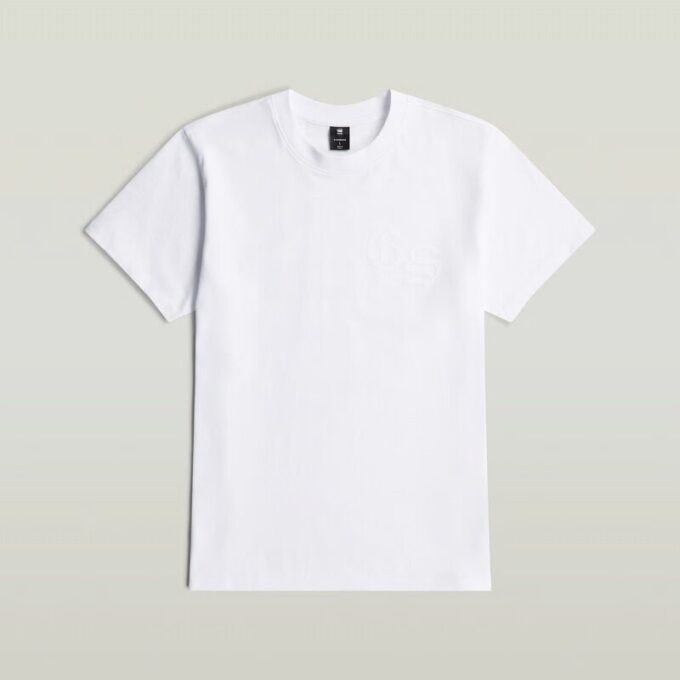 Losse T-shirt met gevlokte achterkant