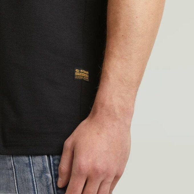 Losse T-shirt met gevlokte achterkant