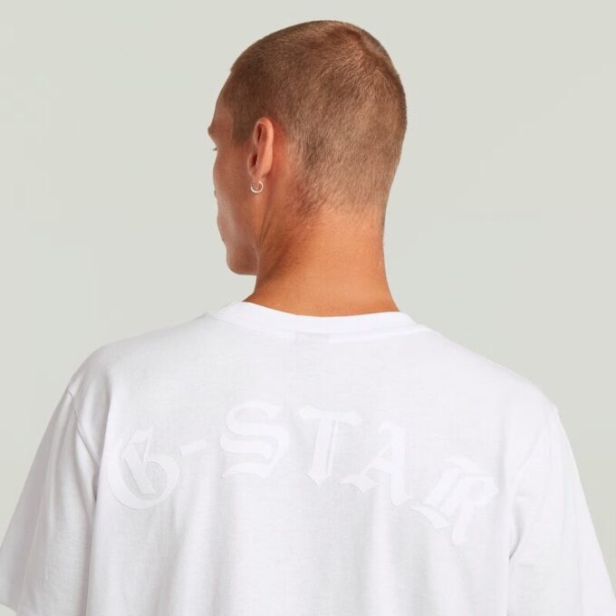 Losse T-shirt met gevlokte achterkant