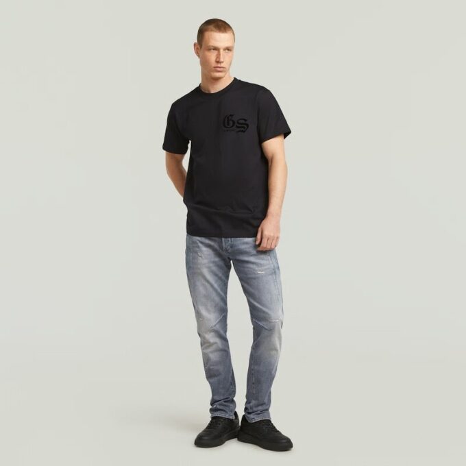 Losse T-shirt met gevlokte achterkant