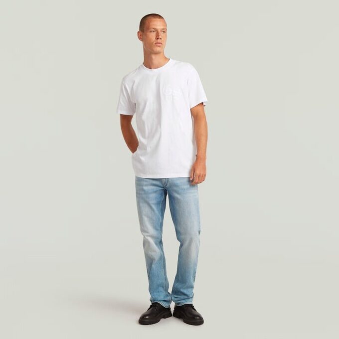 Losse T-shirt met gevlokte achterkant