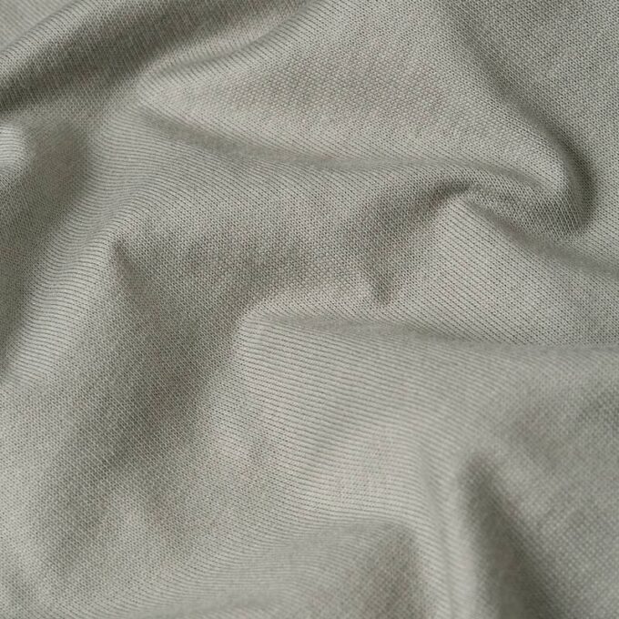Losse T-shirt met gevlokte achterkant Losse T-shirt met gevlokte achterkant