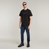 Losse T-shirt met logo op de borst