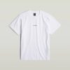 Losse T-shirt met logo op de borst