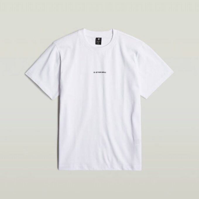Losse T-shirt met logo op de borst