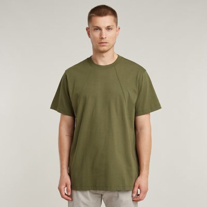 Losse T-shirt met naaddetail