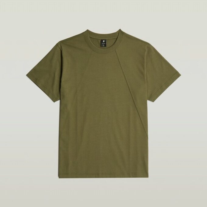 Losse T-shirt met naaddetail