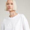 Losse top met horizontale naad Losse top met horizontale naad