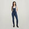 Lynn High Slim Navy Overall Lynn High Slim Navy Overall
