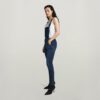 Lynn High Slim Navy Overall Lynn High Slim Navy Overall