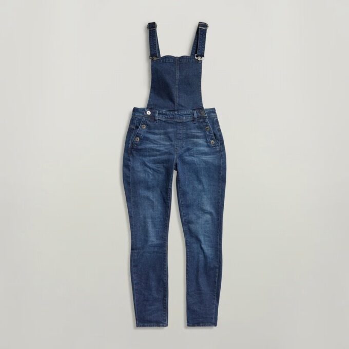 Lynn High Slim Navy Overall Lynn High Slim Navy Overall