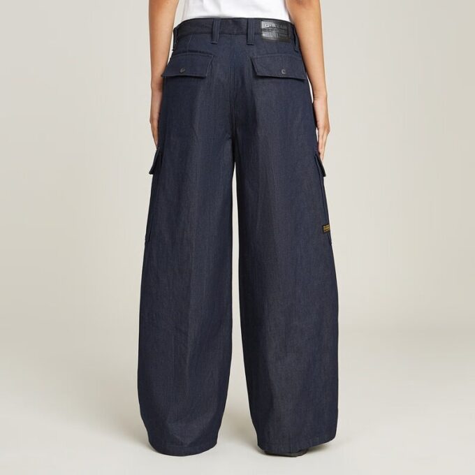 Mega Cargo Broek Denim