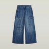 Mega Cargo Broek Denim Mega Cargo Broek Denim