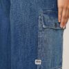 Mega Cargo Broek Denim Mega Cargo Broek Denim