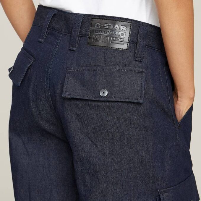 Mega Cargo Broek Denim
